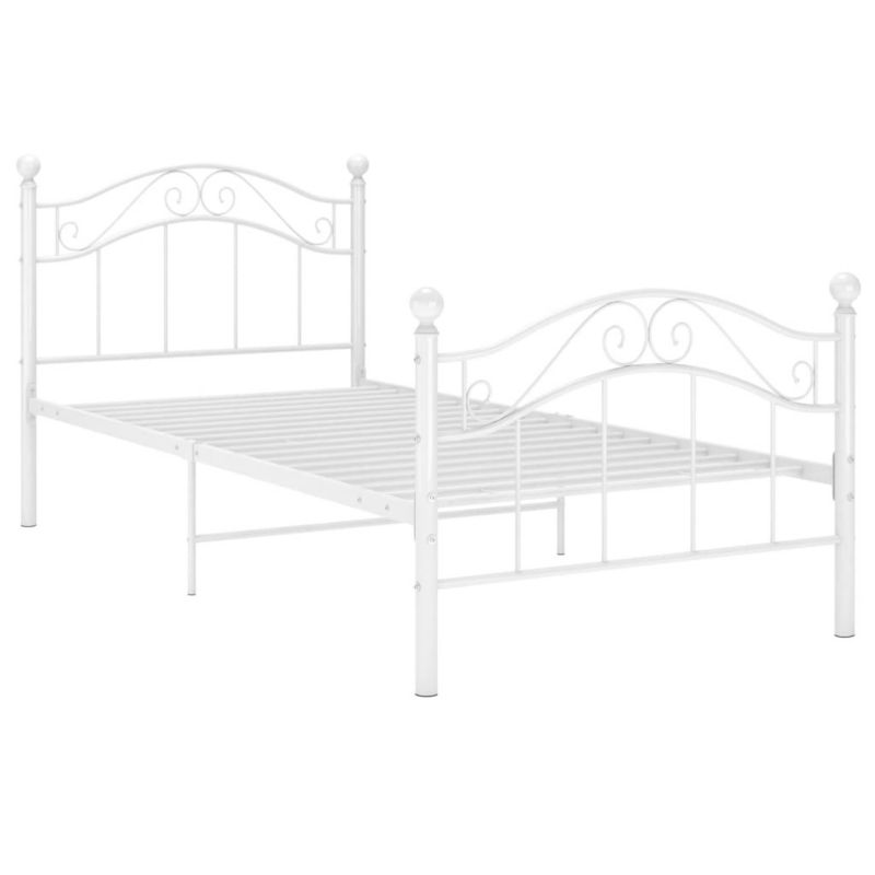 Łóżko metalowe WaszeMeble 90x200 cm biała WM-324989 1 szt.