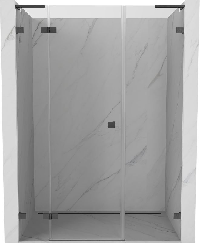 Drzwi prysznicowe Mexen Lunar L gun gray 135x200cm 1 szt.