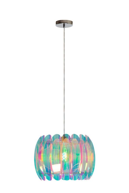 Lampa wisząca Lucide Glinstar 5776 multikolor szerokość 40 cm 1xE27 x 40W 1 szt.