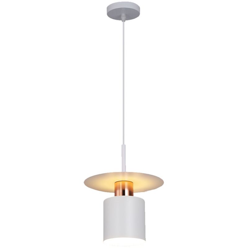 Lampa Sufitowa Wisząca Toolight App1146-1Cp Biały Różowe Złoto 1 Szt