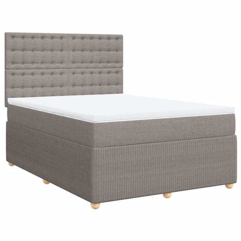Łóżko kontynentalne WaszeMeble 140x190 cm Brązowe WM-3292069 1 szt.
