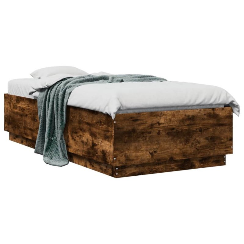 Łóżko drewniane WaszeMeble 75x190 cm brązowe WM-3209762 1 szt.
