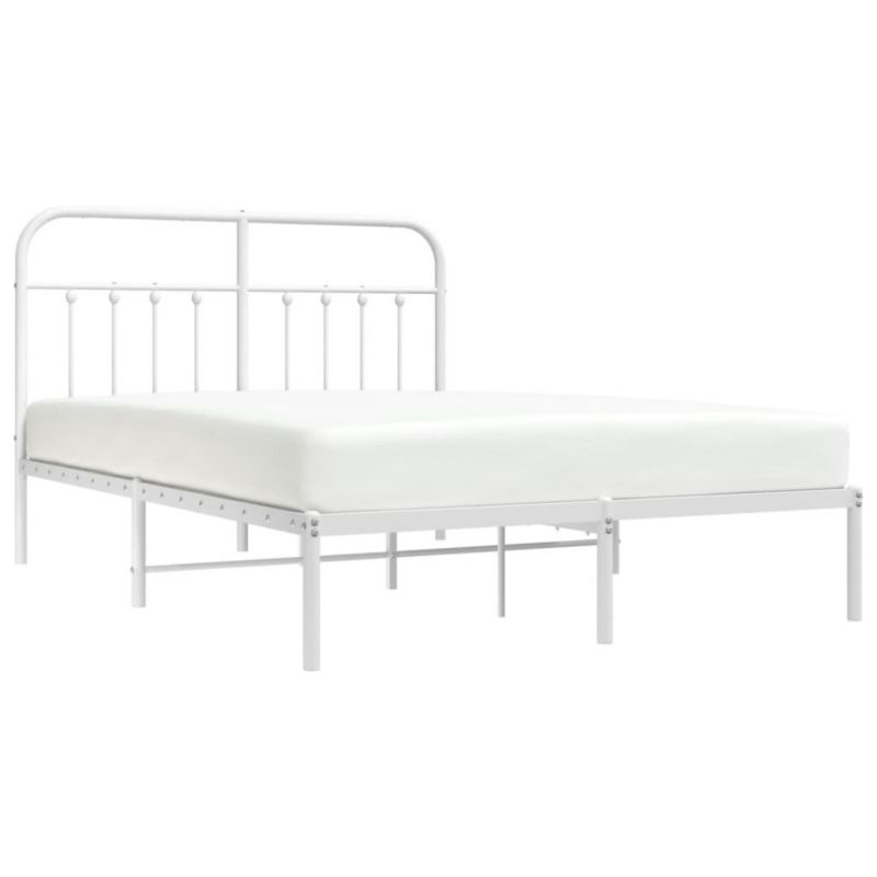Łóżko metalowe WaszeMeble 140x200 cm biała WM-352628 1 szt.