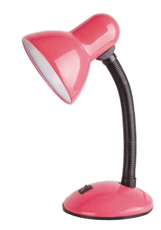 Lampka biurkowa Rabalux Dylan różowa 1 x E27 x 40W IP20 wym: 34.5 x 23 x 23 cm metal - 1 szt.