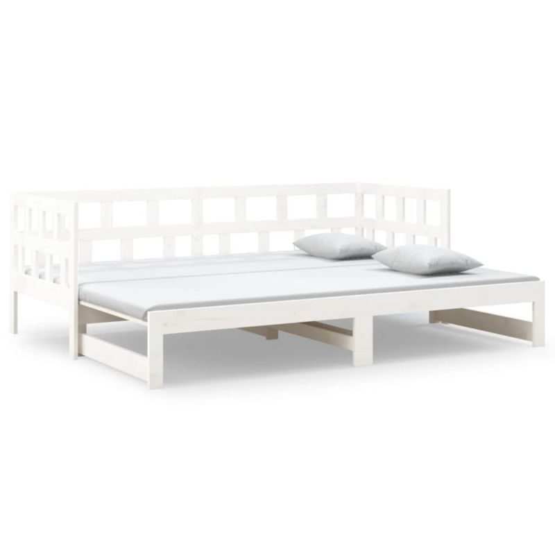 Łóżko dzienne WaszeMeble 90x200 cm rozsuwane białe WM-820223 1 szt.