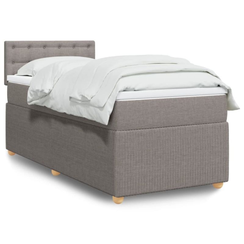 Łóżko kontynentalne WaszeMeble 90x200 cm Brązowe WM-3287357 1 szt.