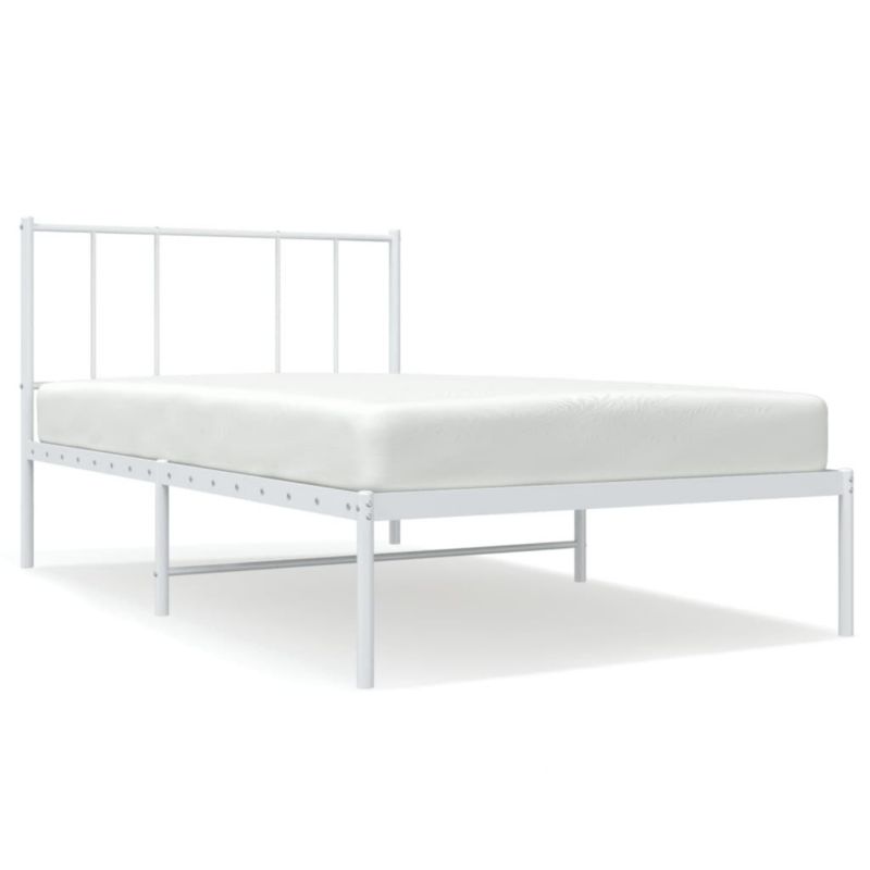 Łóżko metalowe WaszeMeble 100x190 cm biała WM-352523 1 szt.