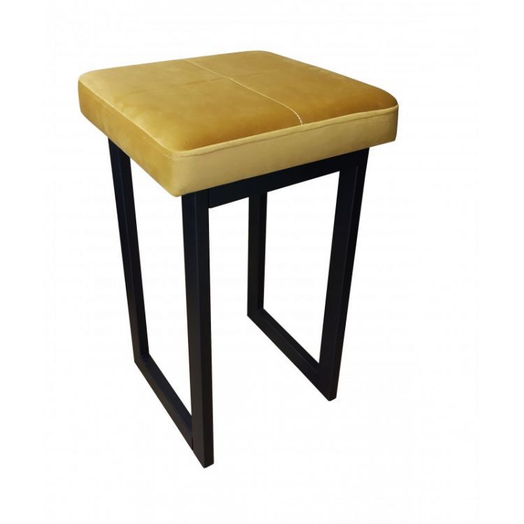 Taboret MAESTRO MG VELVET musztardowy/curry ATOS 1 szt.