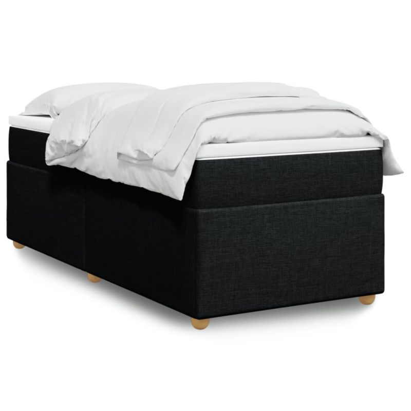 Łóżko kontynentalne WaszeMeble 80x200 cm czarne WM-3285333 1 szt.