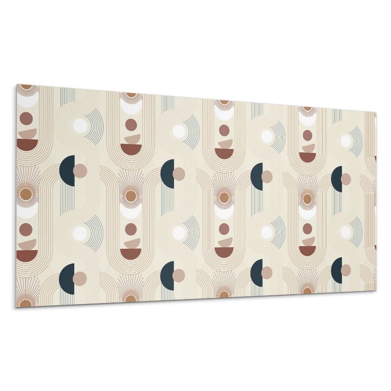 Panel samoprzylepny Wallfluent 120x60 cm Kreatywne kształty i linie 1 szt.