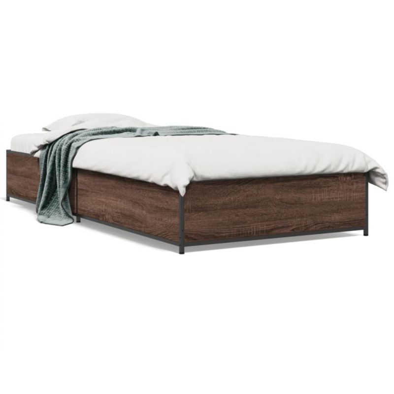 Łóżko metalowe WaszeMeble 100x200 cm brązowy WM-845110 1 szt.