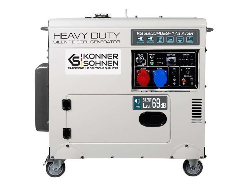 Agregat prądotwórczy dieslowski Könner & Söhnen 6.5kW 230/400V 1szt