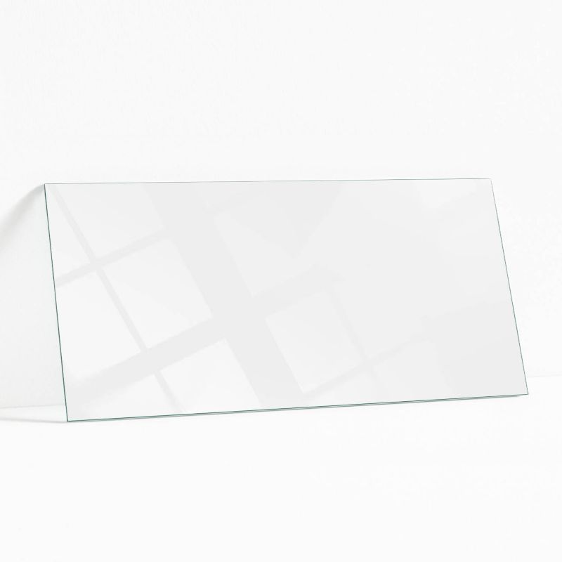 Blat Szklany z Nadrukiem Wallfluent 125x50 cm Biel bez wzoru 1 szt.