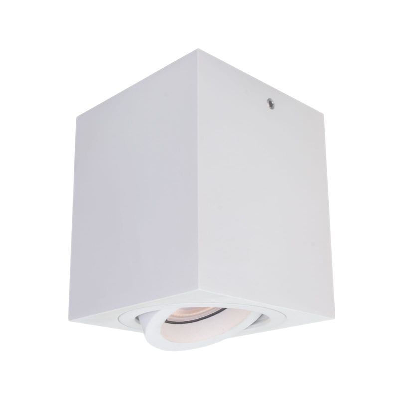 Reflektor spot Italux Emilio biały 1 x GU10 x 50W IP20 wym: 8 x 8 cm - 1 szt.