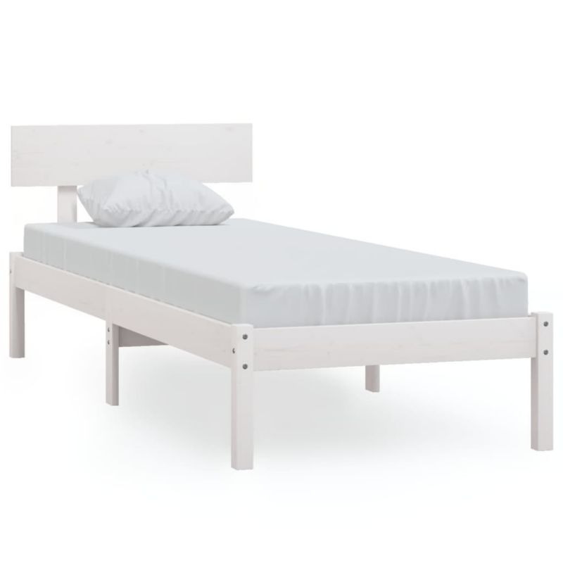 Łóżko drewniane WaszeMeble 75x190 cm biała WM-810108 1 szt.
