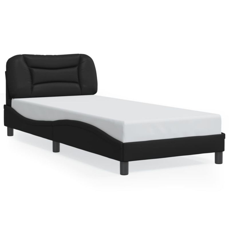 Łóżko tapicerowane WaszeMeble 80x200 cm czarna WM-3213892 1 szt.
