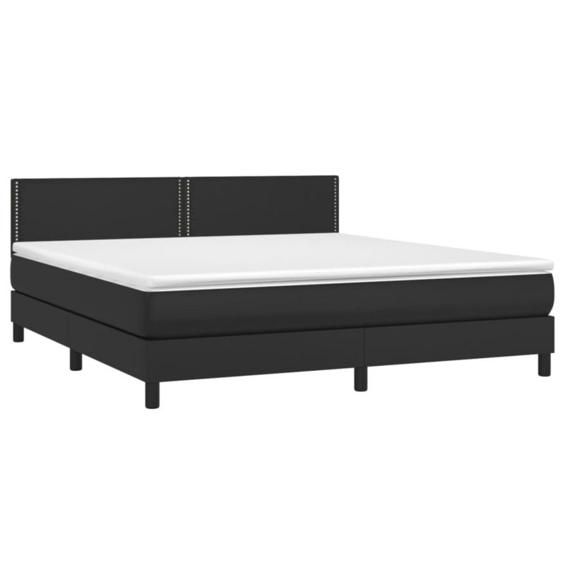 Łóżko kontynentalne WaszeMeble 180x200 cm czarna WM-3134177 1 szt.