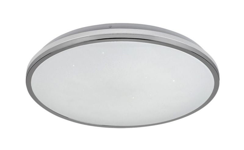 Plafon Rabalux Linden chromowany biały LED 50W 3000K-6500K 4500lm IP20 wym: 7,5 x 49 x 49 cm metal - 1 szt.