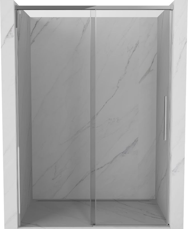 Drzwi prysznicowe Mexen Rox transparentne chrom 145x200 cm 1 szt.