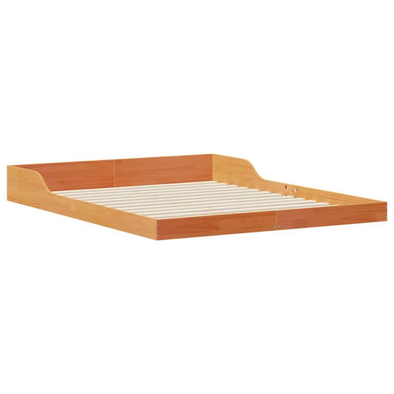 Łóżko drewniane WaszeMeble 160x210 cm brązowy WM-873357 1 szt.