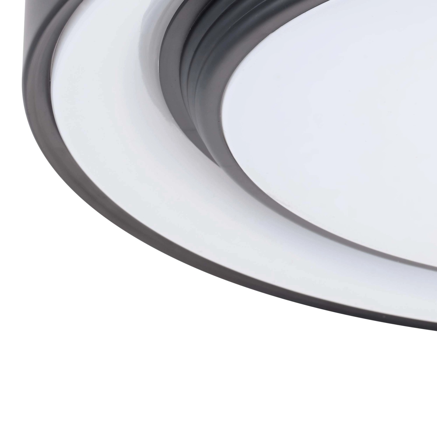 Goldlux Plafon LED ZYGMUNT z pilotem 48W 300/4000/6000K 5300lm IP44 czarny