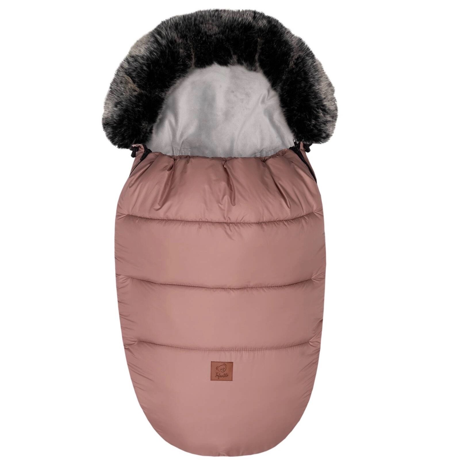 Śpiworek do wózka rose z futerkiem IF