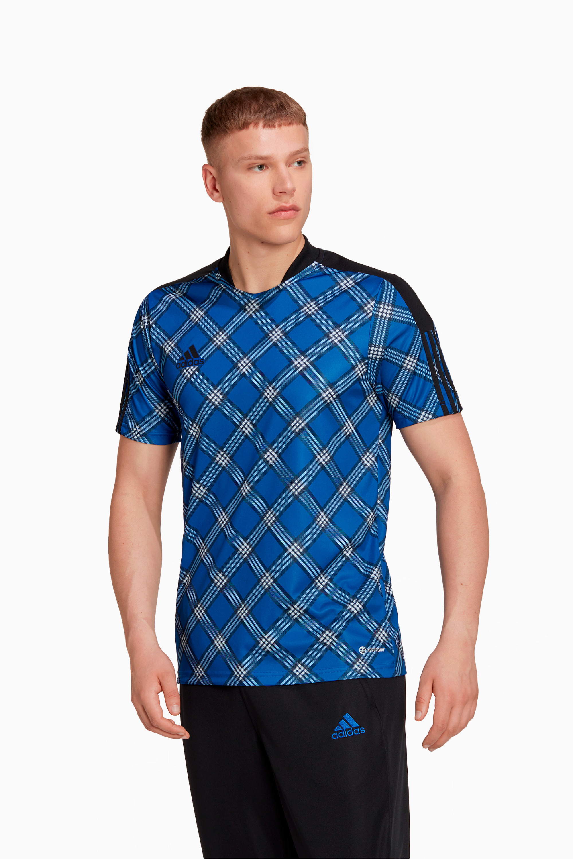 Koszulka adidas Tiro - Niebieski