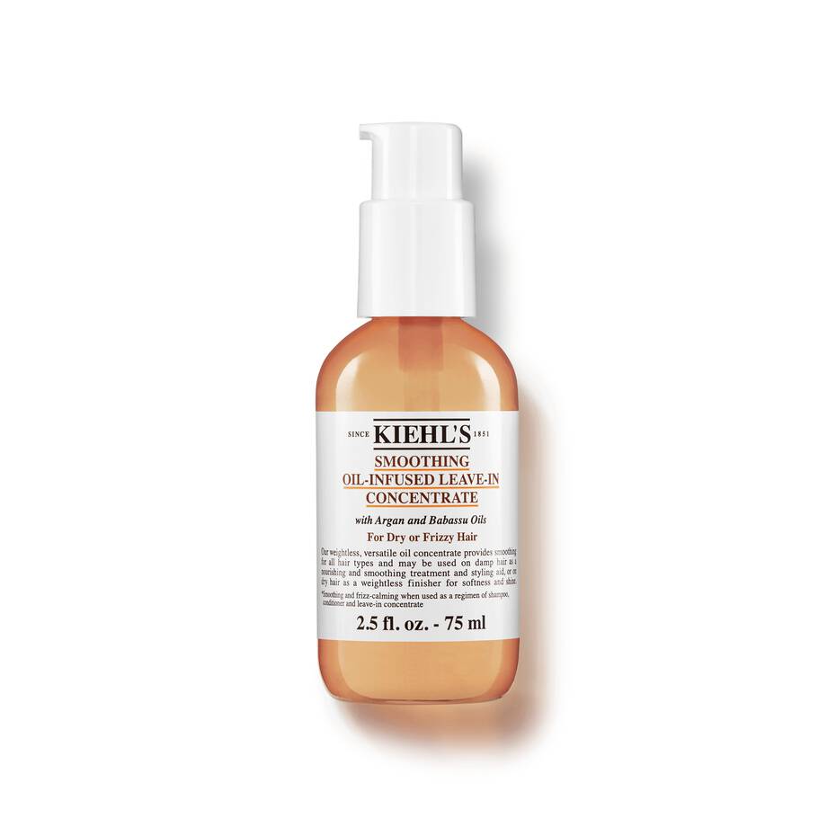 Kiehl's Smoothing Oil-Infused Leave-In Concentrate - Serum wygładzające do włosów 75 ml Butelka