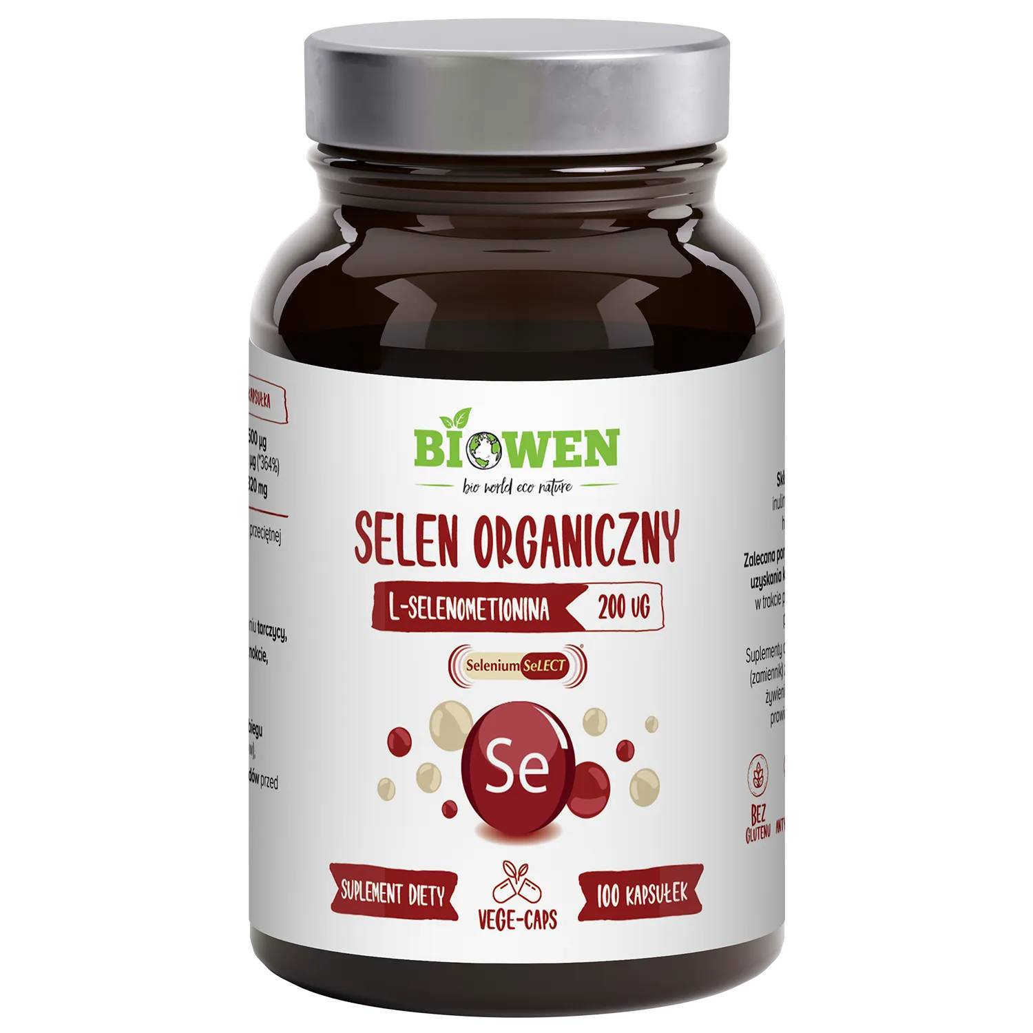 Biowen, selen organiczny 100 kapsułek