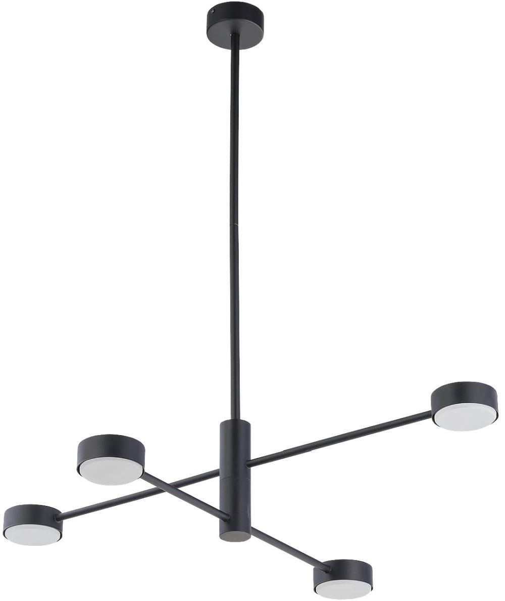 Nowodvorski Lighting Orbit lampa podsufitowa 4x12 W czarna 7945