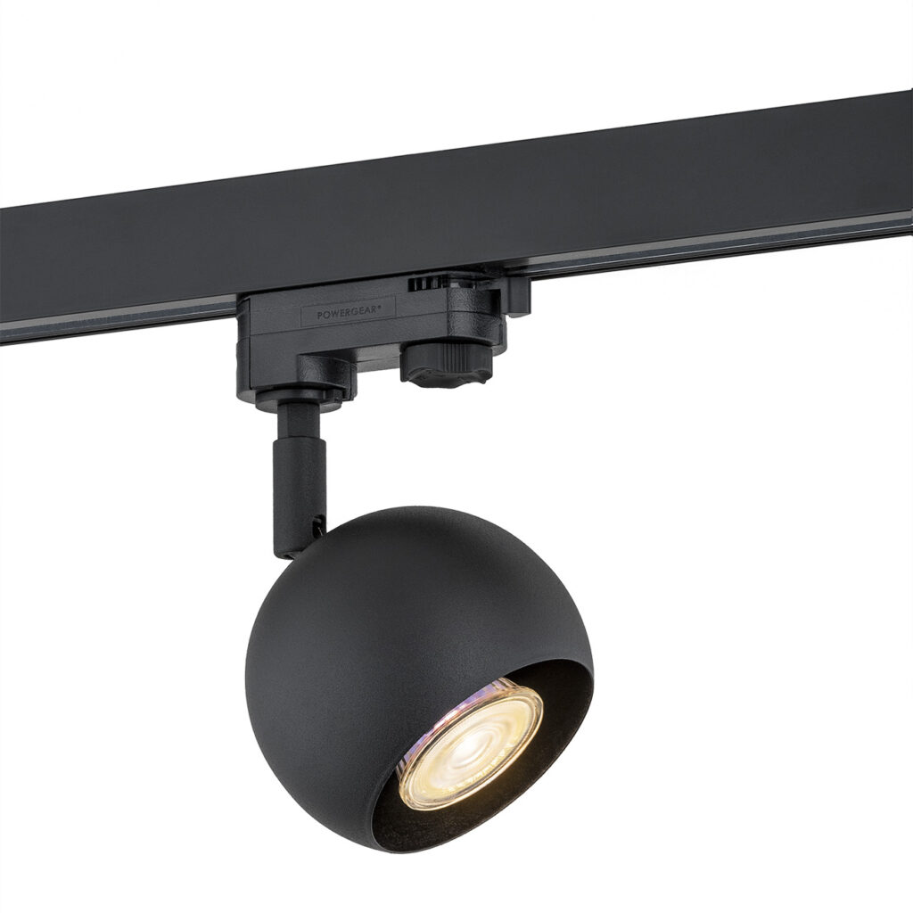 Argon Muri lampa do szynoprzewodu 1x5W czarny 4379