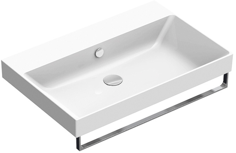 Catalano New Zero umywalka 75x50 cm prostokątna ścienna biała 0120750001