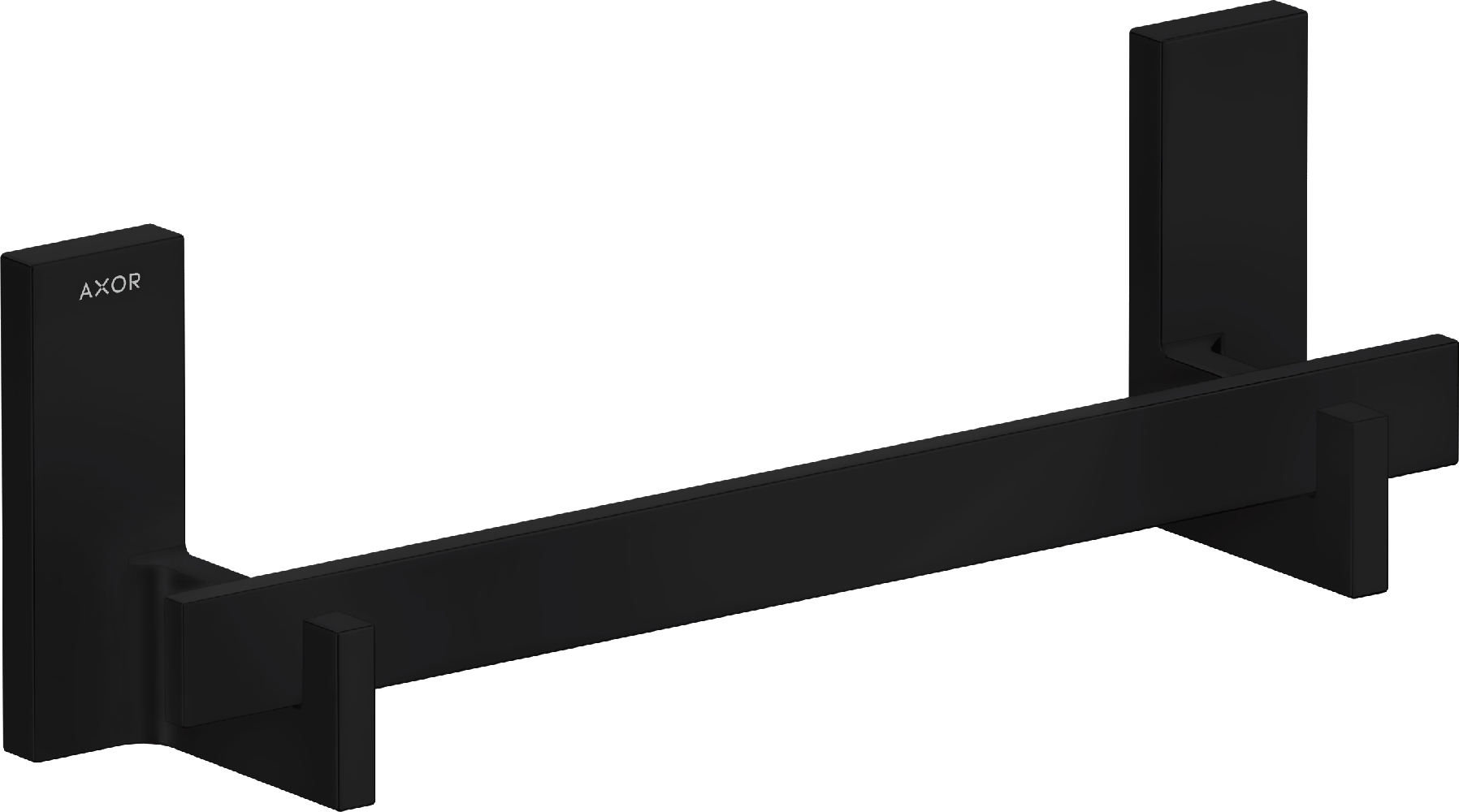 Axor Universal Rectangular poręcz ścienna czarny mat 42613670
