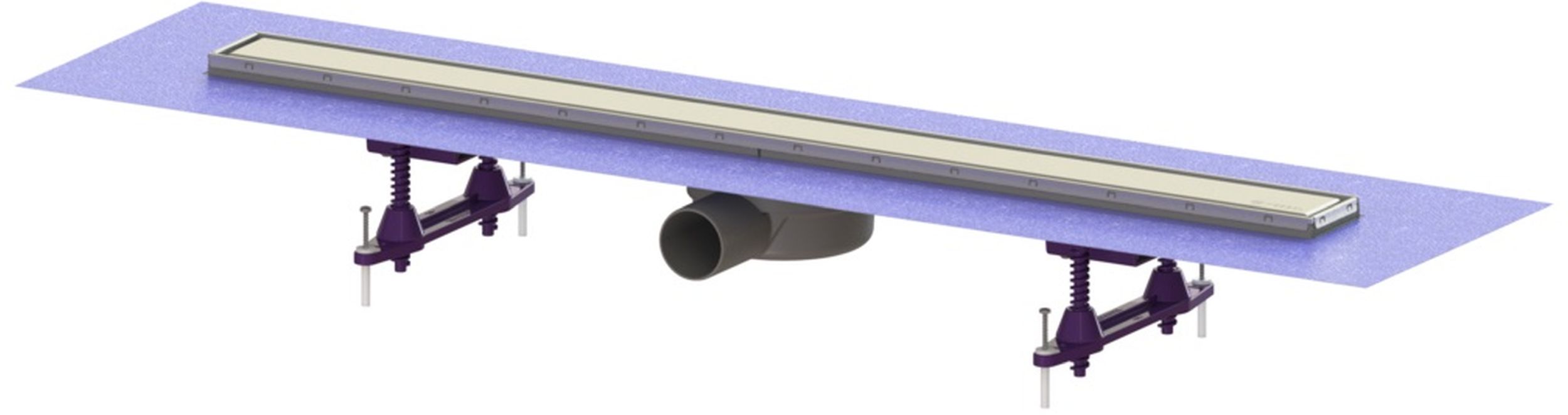 Kessel Linearis Compact odpływ prysznicowy 85 cm stal 45600.64FM - Wysyłka w 24h