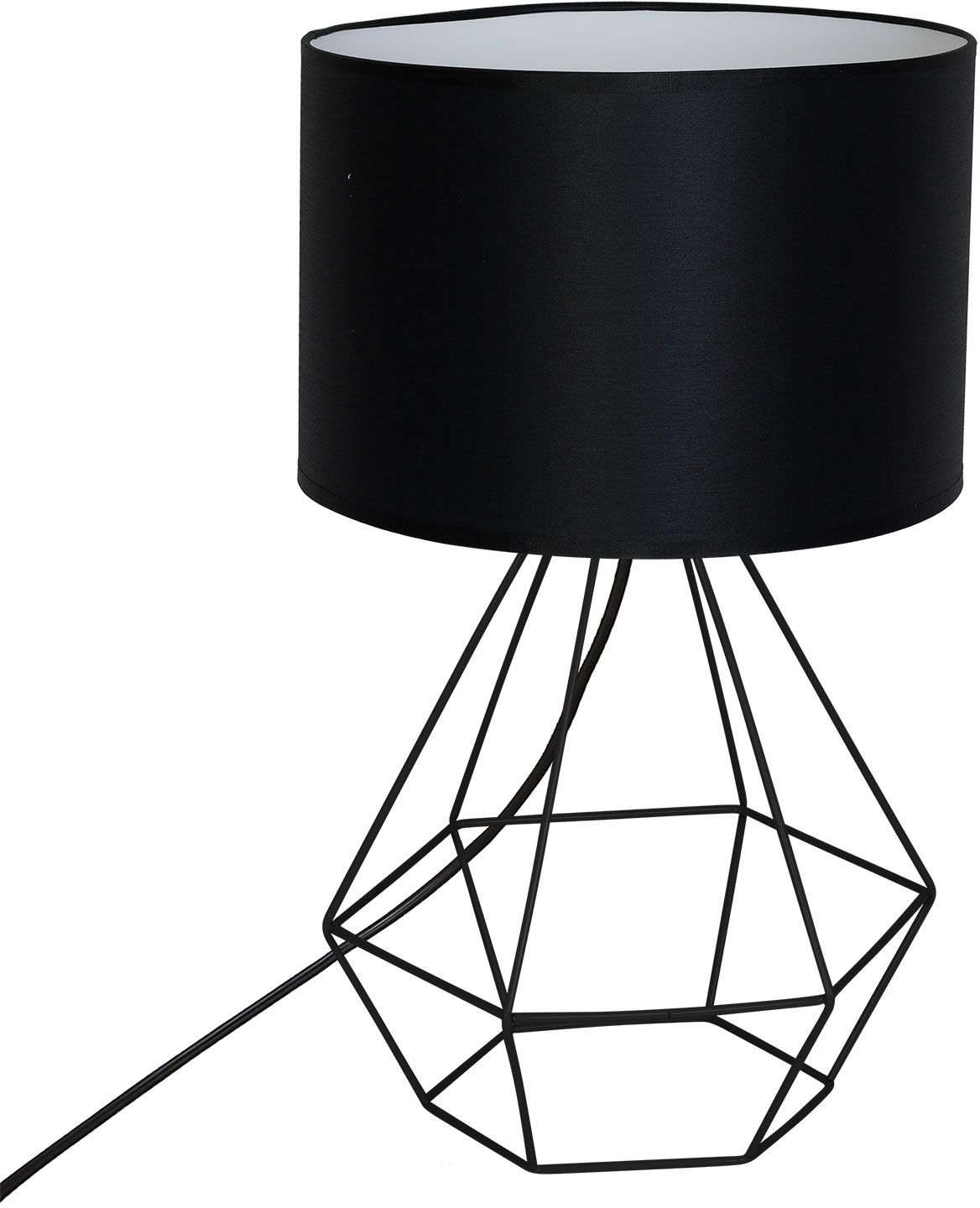 Luminex Alma lampa stołowa 1x60W czarna 8970