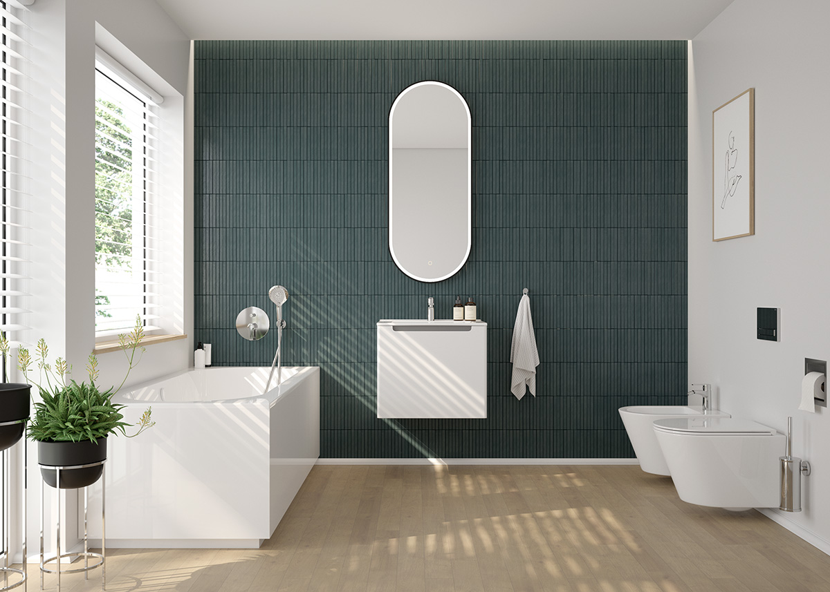 Oltens Jog umywalka 81x39 cm prostokątna biała 41204000 - Wysyłka w 24h