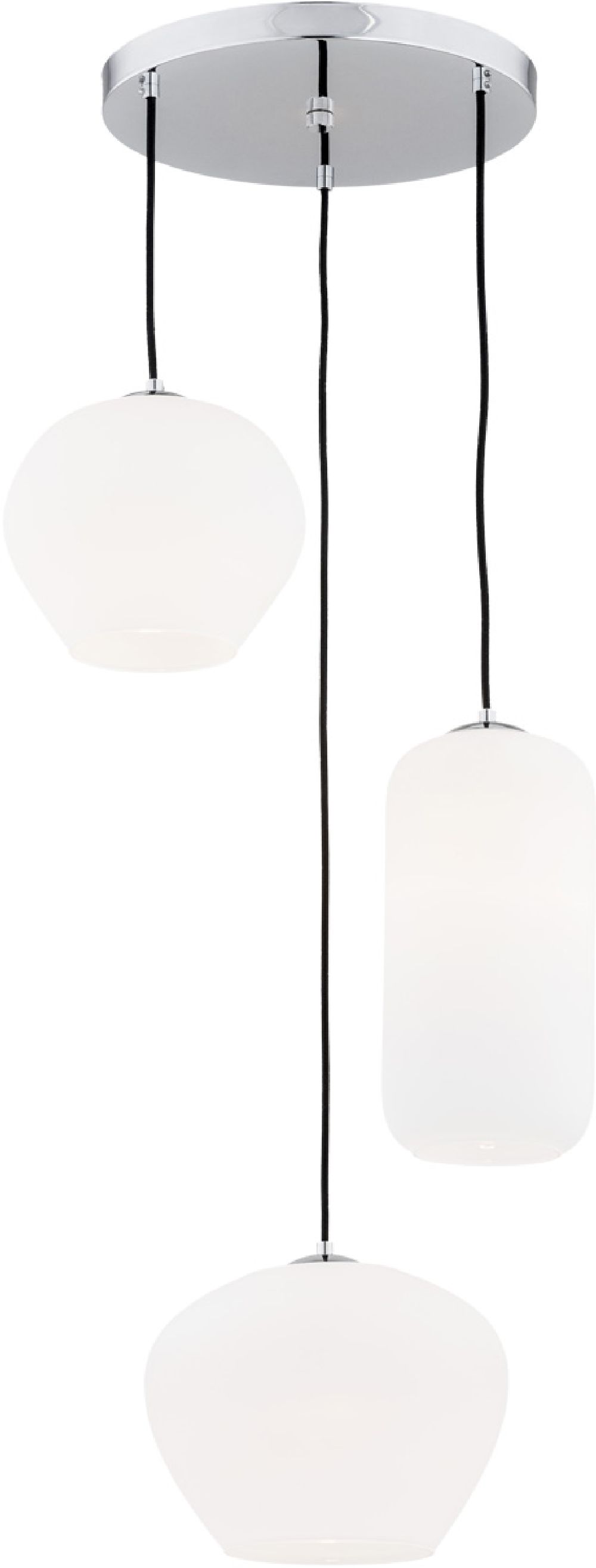 Argon Kalimera lampa wisząca 3x15 opal mat/chrom 1430