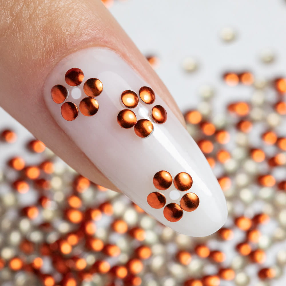 ShinePins gładkie ćwieki błyskotki ozdoby do paznokci mini NTN Premium Nr 4 5g