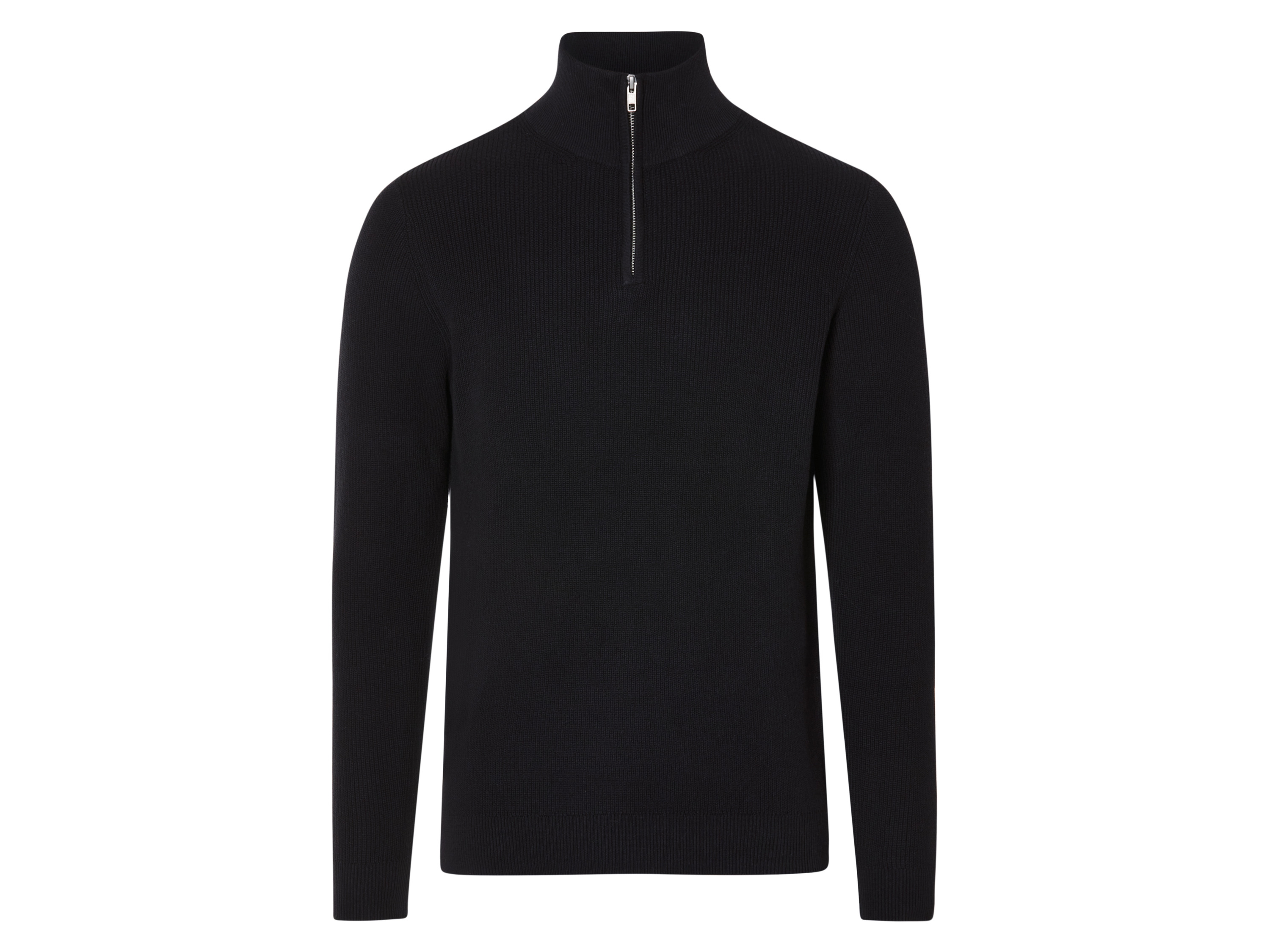 esmara Men Sweter troyer męski z bawełny Czarny, M 48/50