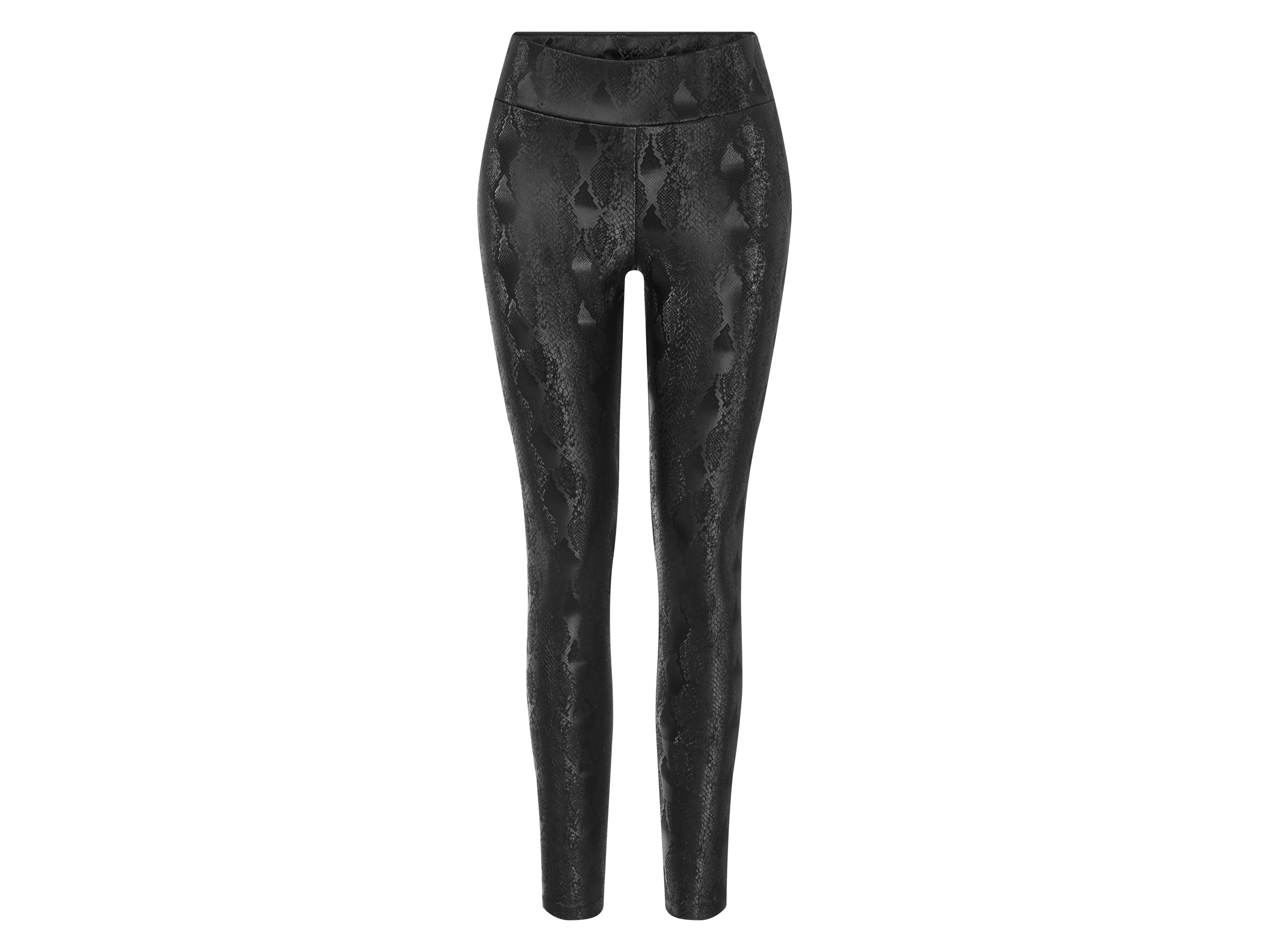 esmara Legginsy damskie o wyglądzie skóry Wężowy nadruk, 40