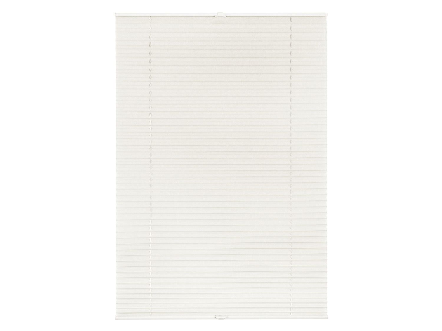 Lichtblick Roleta plisowana Klemmfix, bez wiercenia, od 45 x 130 cm Biały, 60x210 cm