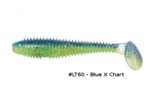 KEITECH guma Swing Impact Fat 5,8" 14,7cm LT60 Blue X Chart