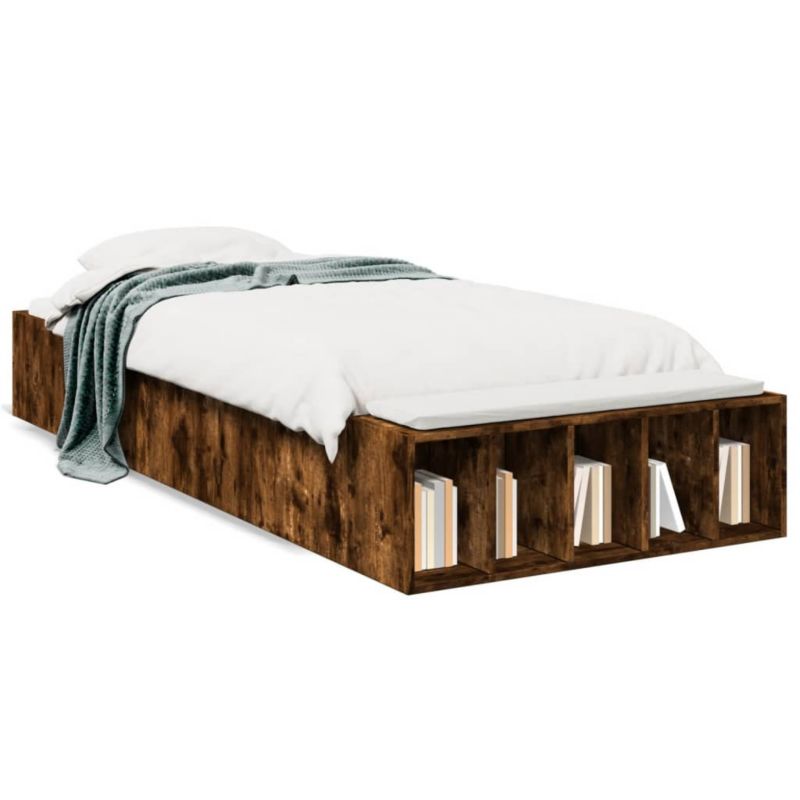 Łóżko drewniane WaszeMeble 90x200 cm brązowe WM-3280612 1 szt.