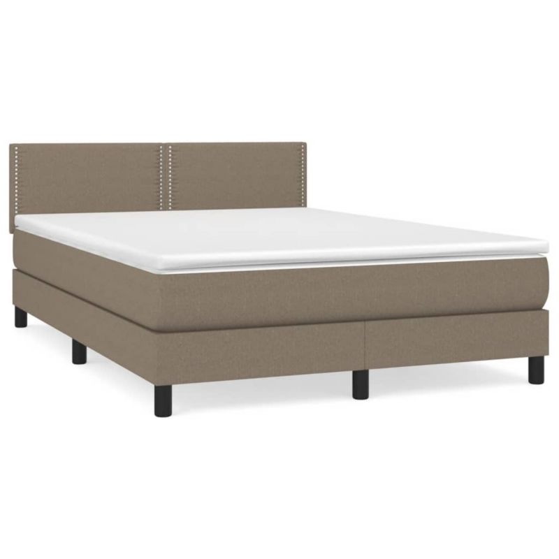 Łóżko kontynentalne WaszeMeble 140x190 cm Brązowe WM-3139973 1 szt.