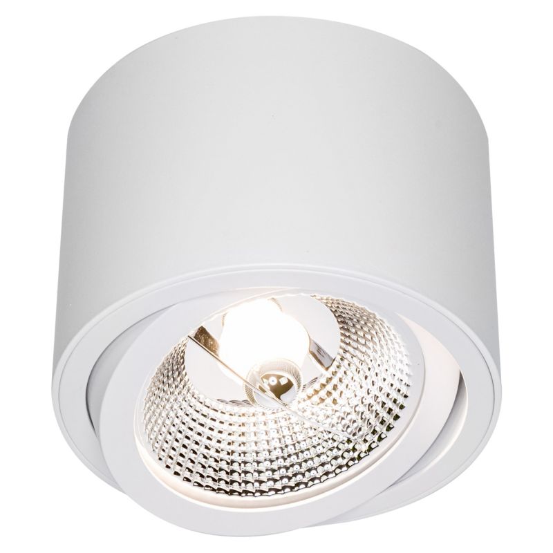 Oprawa natynkowa MasterLED AR111 GU10 okrągła lampa 139x100 biała ruchoma IP20 1 szt.