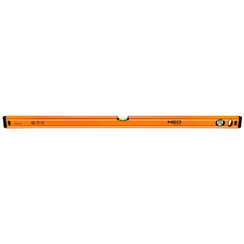 Poziomnica NEO TOOLS aluminiowa 100 cm, 2 libelle 1 szt
