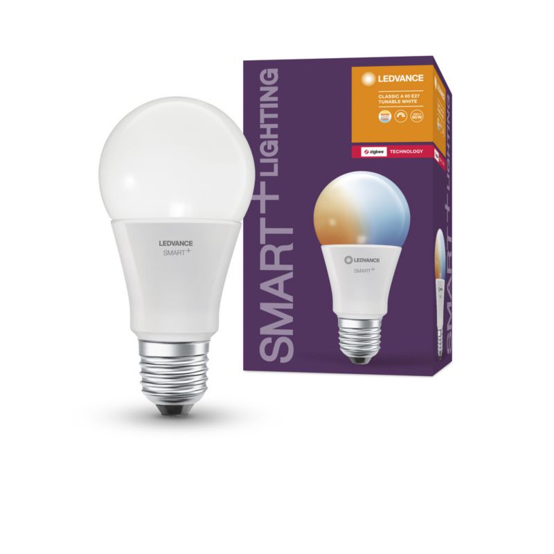 Żarówka LED Ledvance E27 9W 806lm CCT Ściemnialna Smart + ZigBee 1 szt.