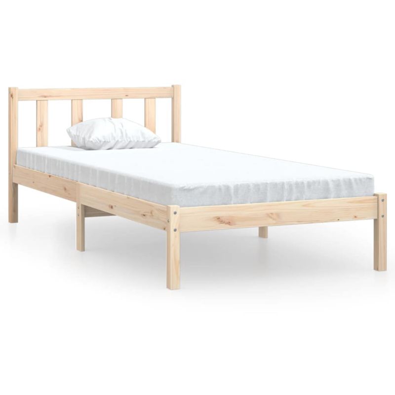 Łóżko drewniane WaszeMeble 90x200 cm brąz WM-810067 1 szt.