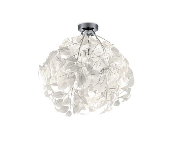 Lampa wisząca RL Leavy 3599 srebrno-biała nowoczesna 1xE27 x 1 szt.