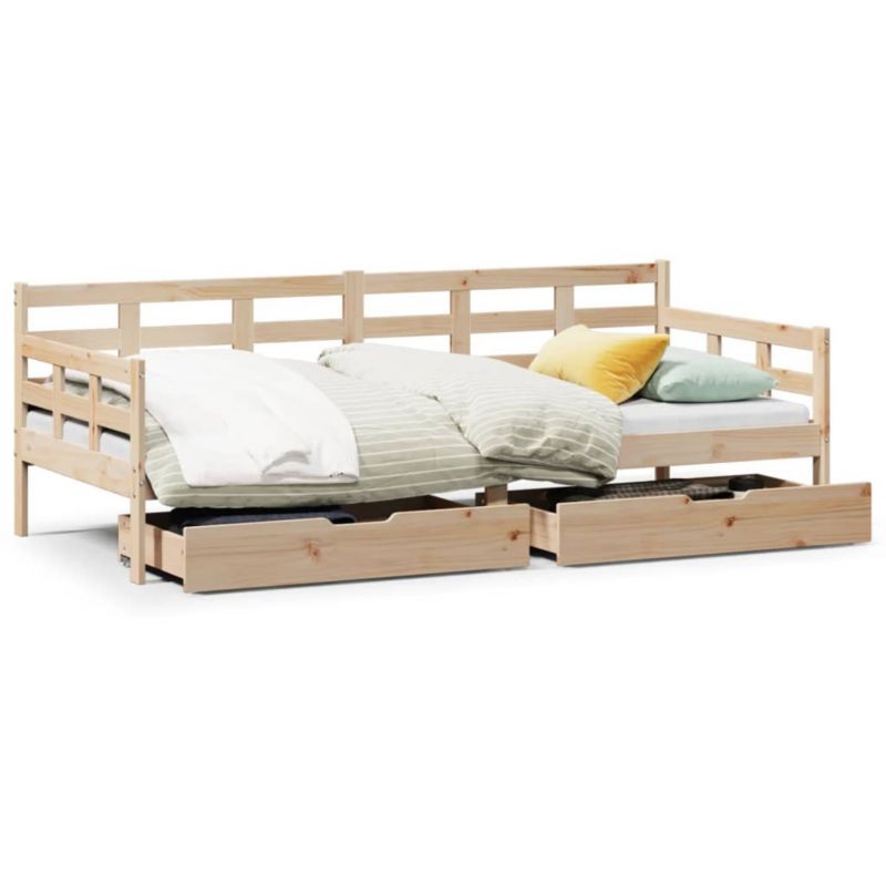 Łóżko dzienne WaszeMeble 80x200 cm brązowe WM-3302140 1 szt.
